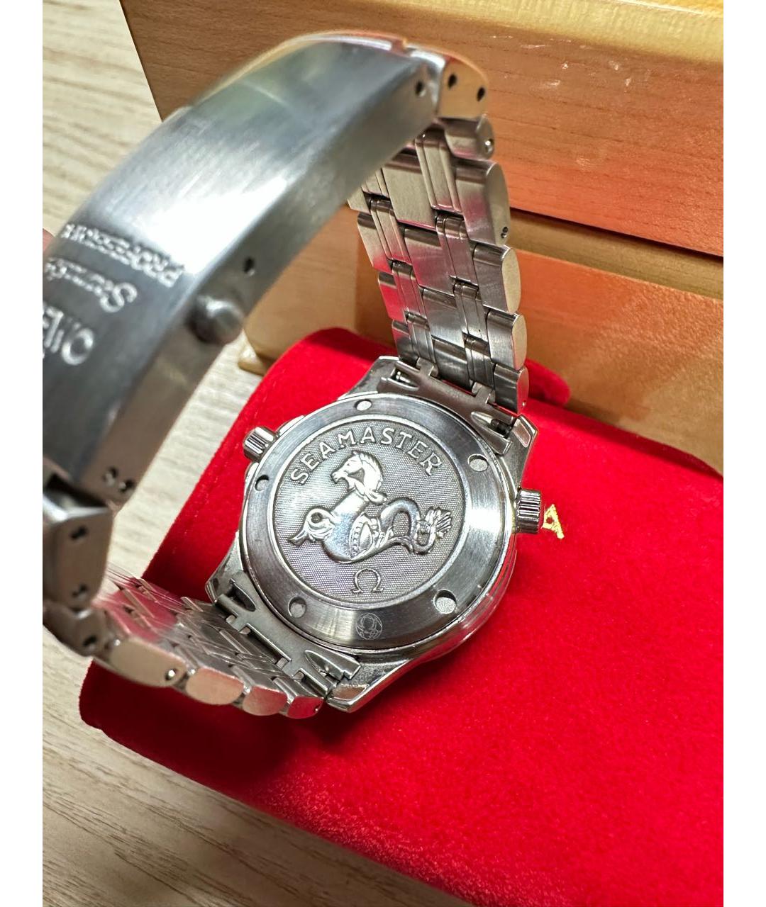 OMEGA Серебряные металлические часы, фото 3