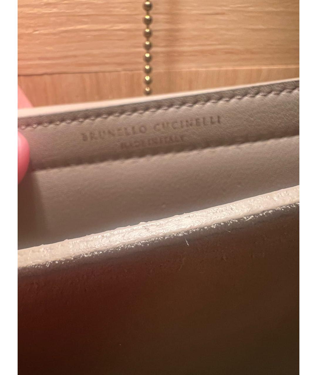BRUNELLO CUCINELLI Бежевая замшевая поясная сумка, фото 3