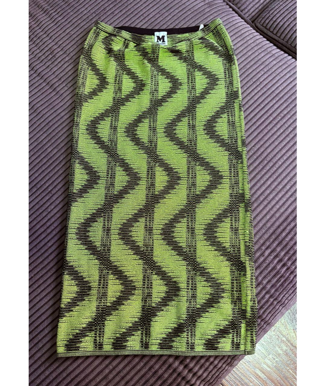 MISSONI Зеленая юбка миди, фото 4