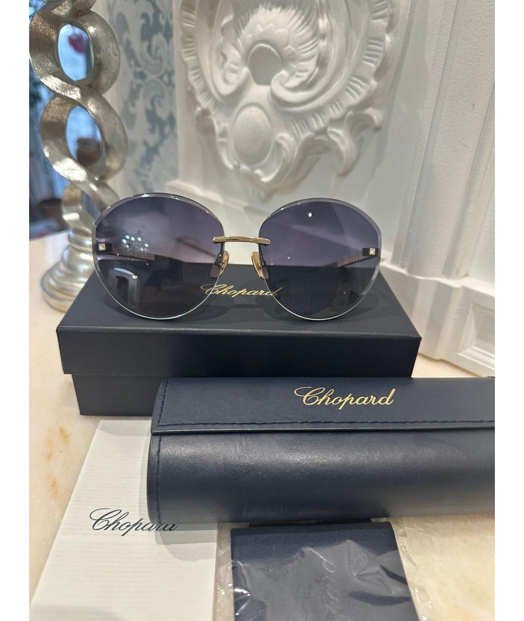 CHOPARD Черные солнцезащитные очки, фото 9