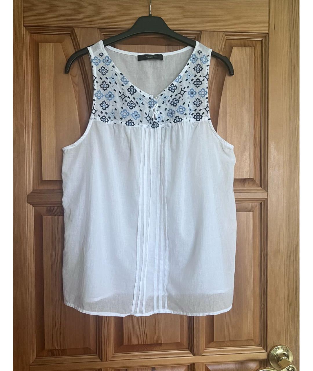 WEEKEND MAX MARA Белая блузы, фото 4