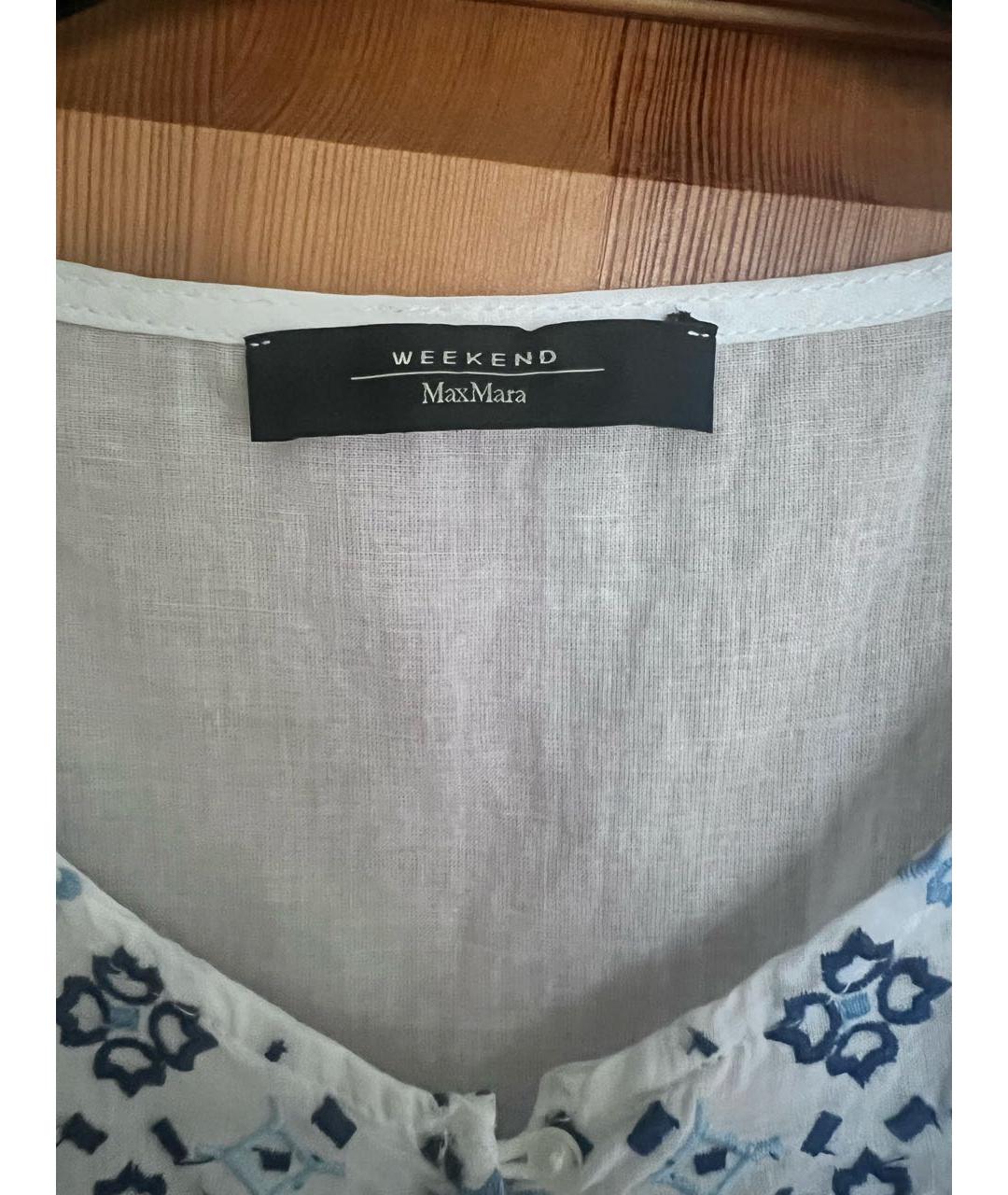 WEEKEND MAX MARA Белая блузы, фото 3