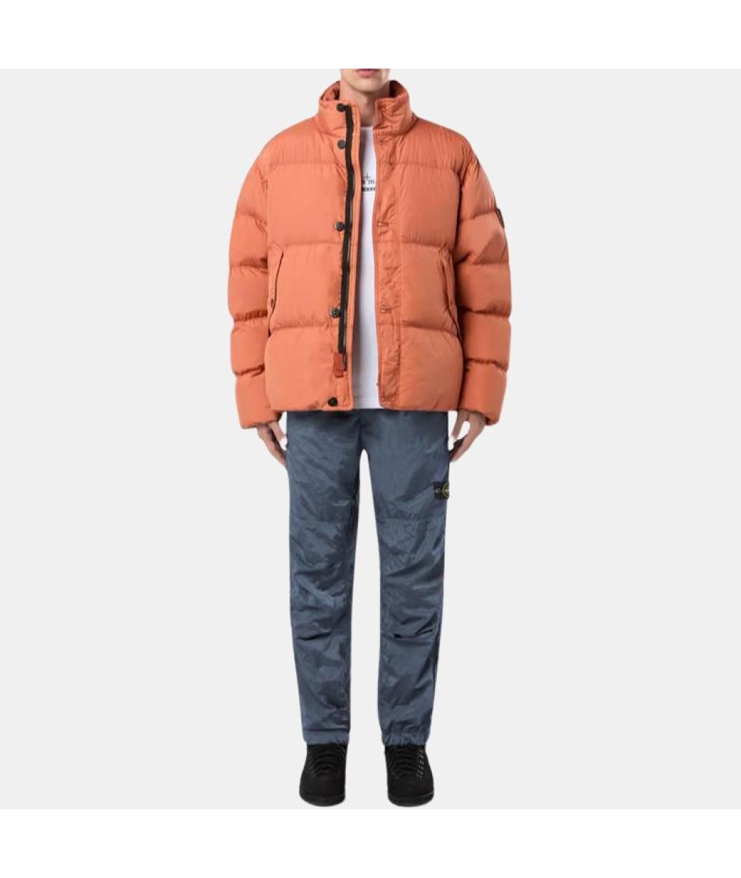 STONE ISLAND Голубые повседневные брюки, фото 4
