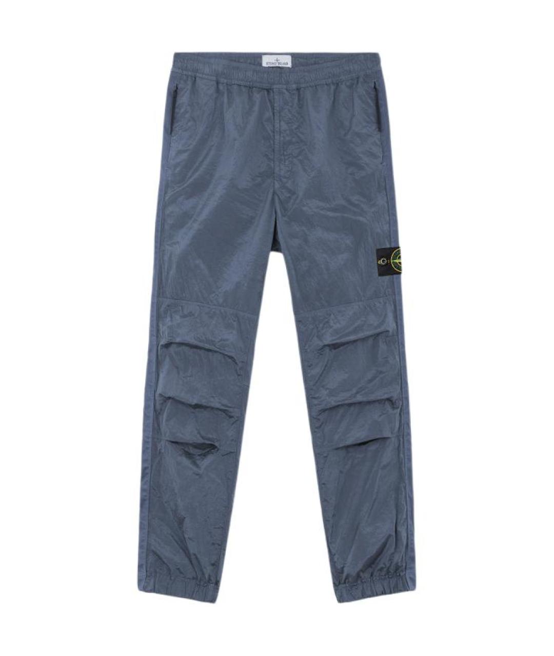 STONE ISLAND Голубые повседневные брюки, фото 1