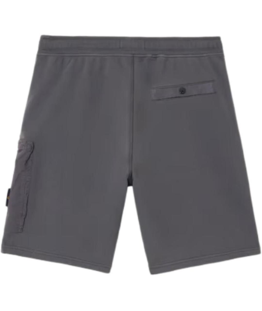 STONE ISLAND Серые шорты, фото 2