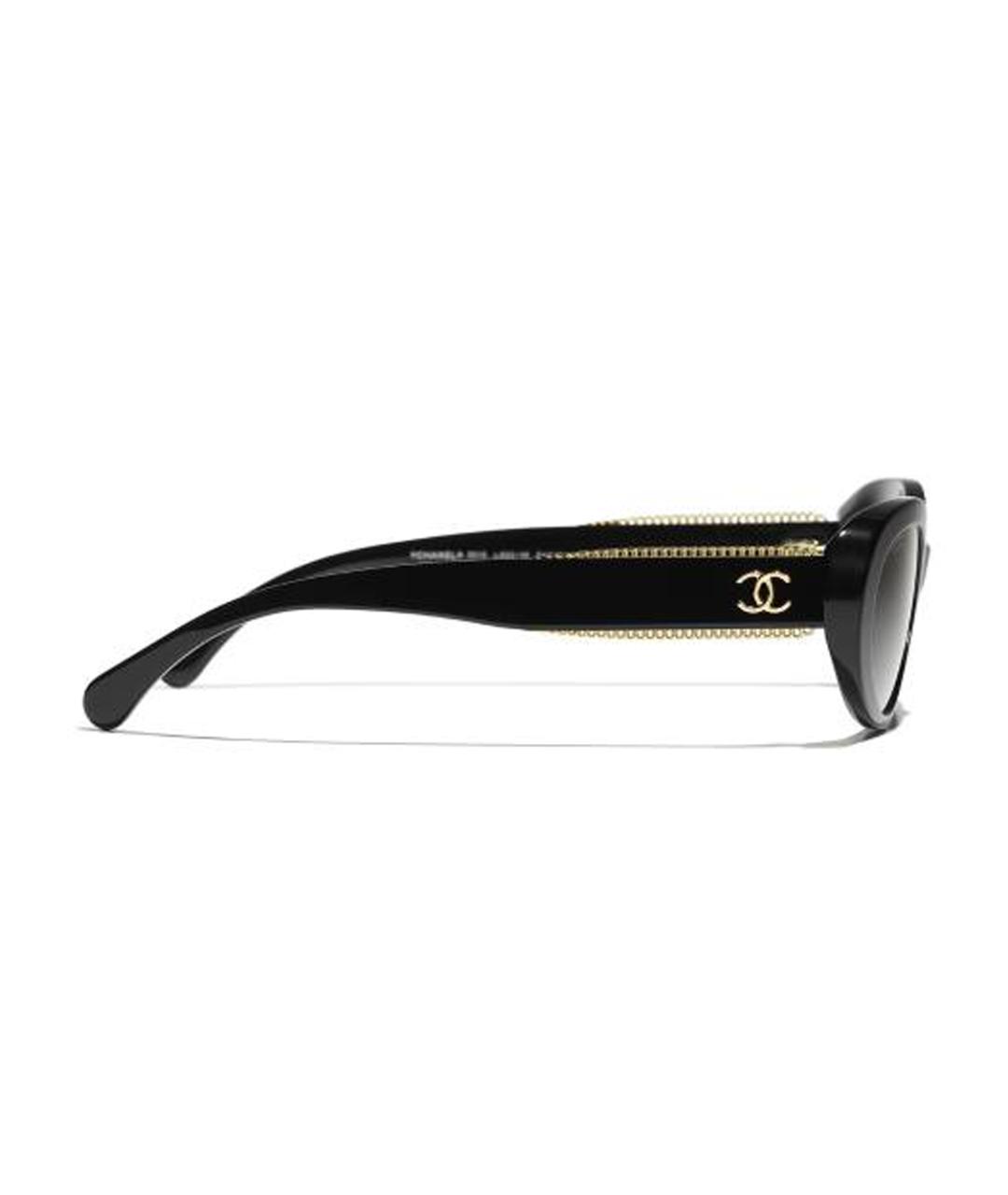 CHANEL Черные солнцезащитные очки, фото 4