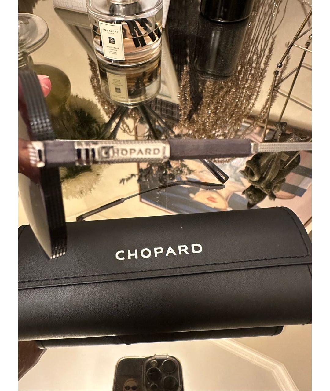 CHOPARD Серебряные металлические солнцезащитные очки, фото 8