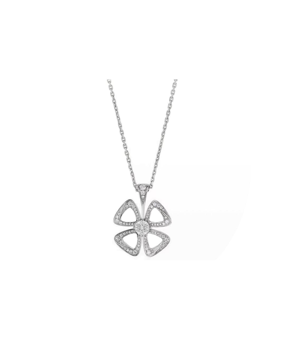 BVLGARI Серебряная цепочка из белого золота, фото 1