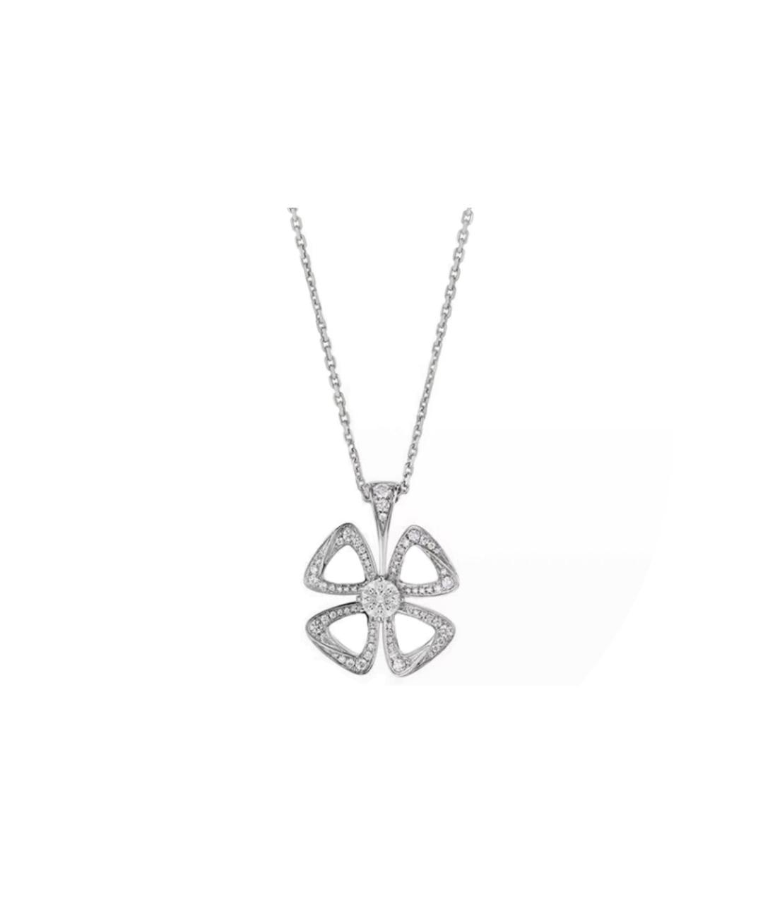 BVLGARI Серебряная цепочка из белого золота, фото 2