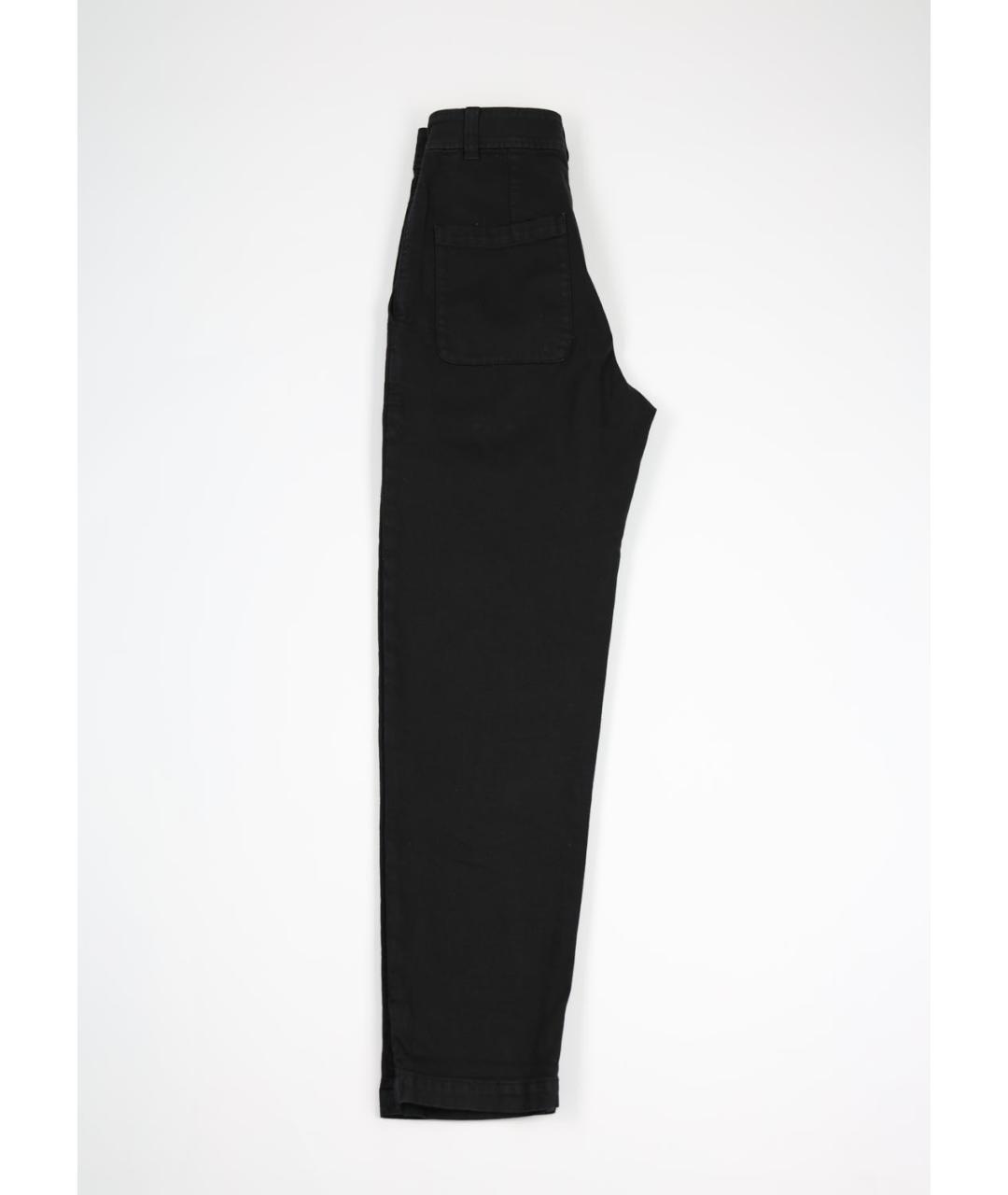 BRUNELLO CUCINELLI Черные хлопковые прямые джинсы, фото 5