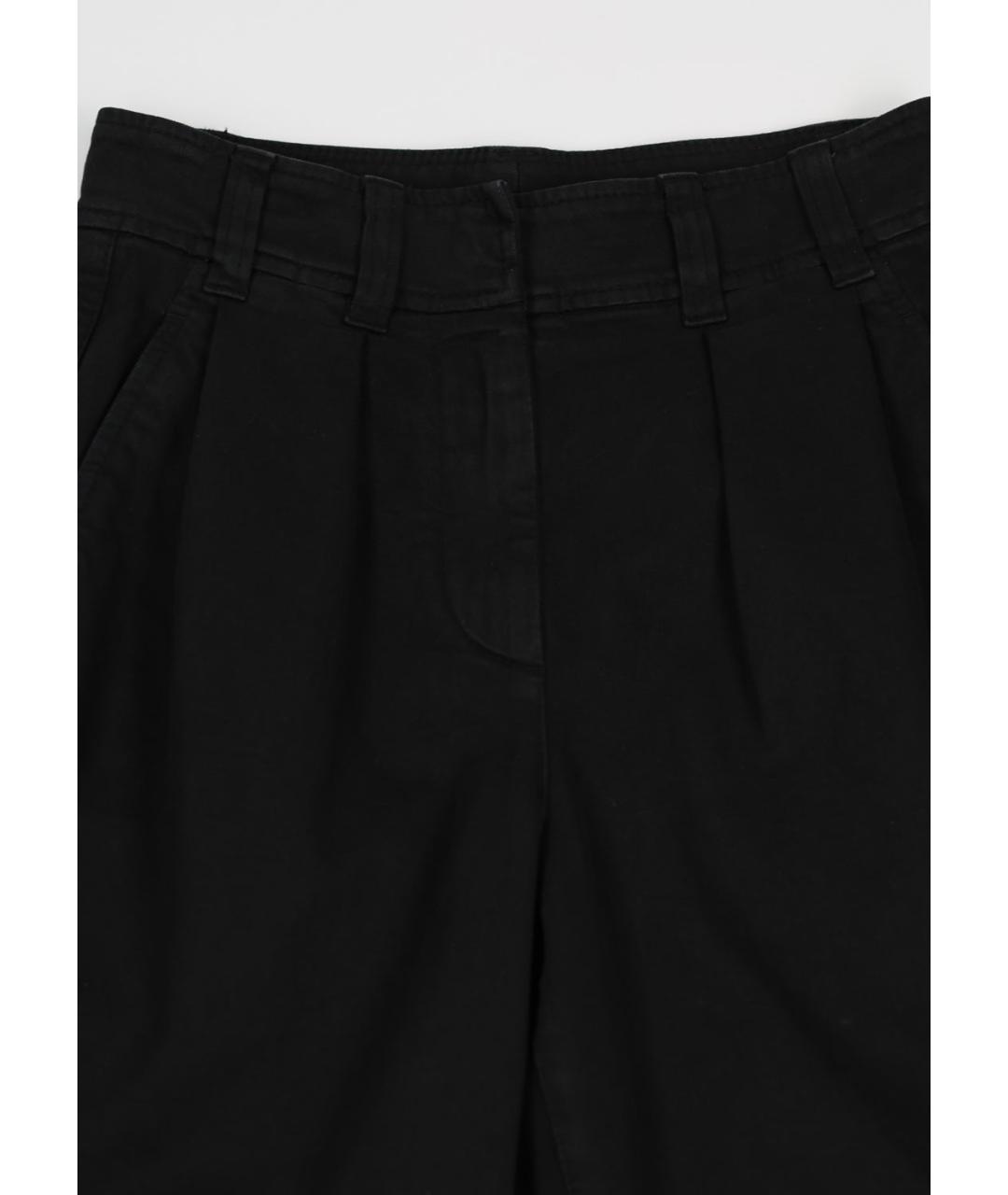 BRUNELLO CUCINELLI Черные хлопковые прямые джинсы, фото 3