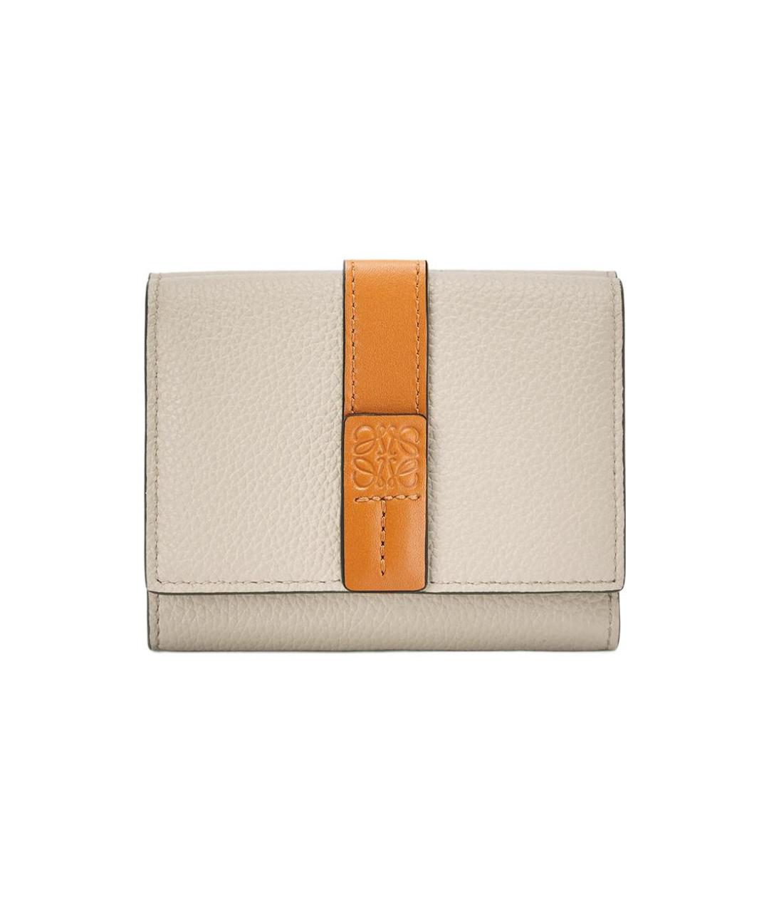 LOEWE Бежевый кожаный кошелек, фото 1