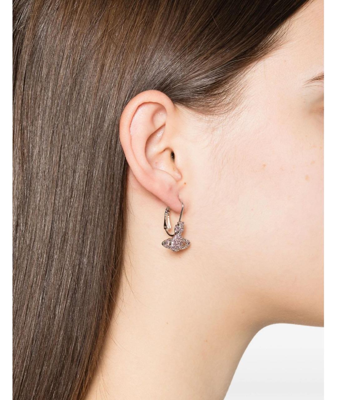 VIVIENNE WESTWOOD Серебряные латунные серьги, фото 2
