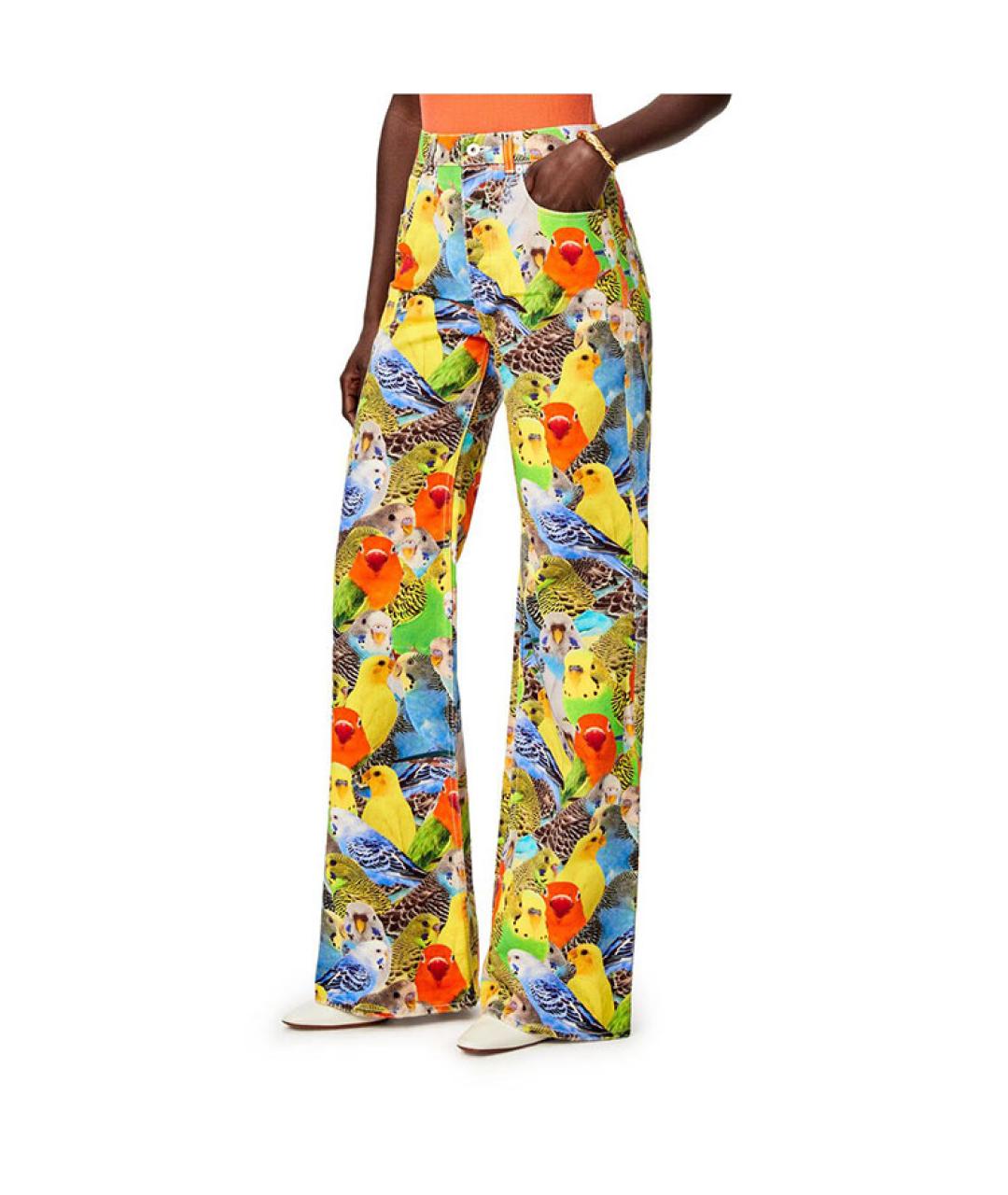 LOEWE Мульти прямые джинсы, фото 3