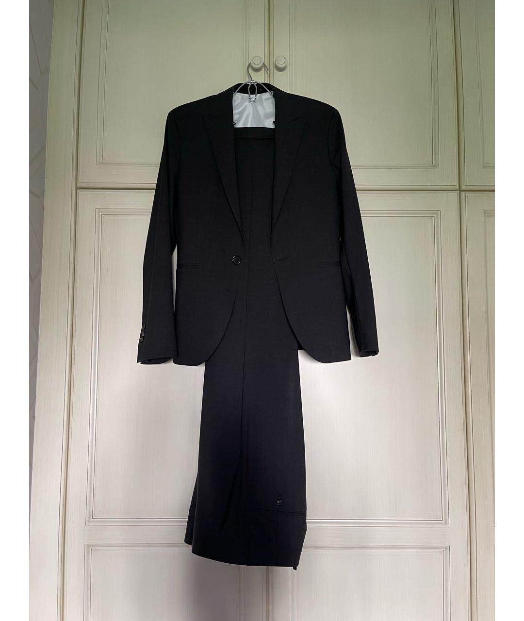DSQUARED2 Черные шерстяные классические брюки, фото 5