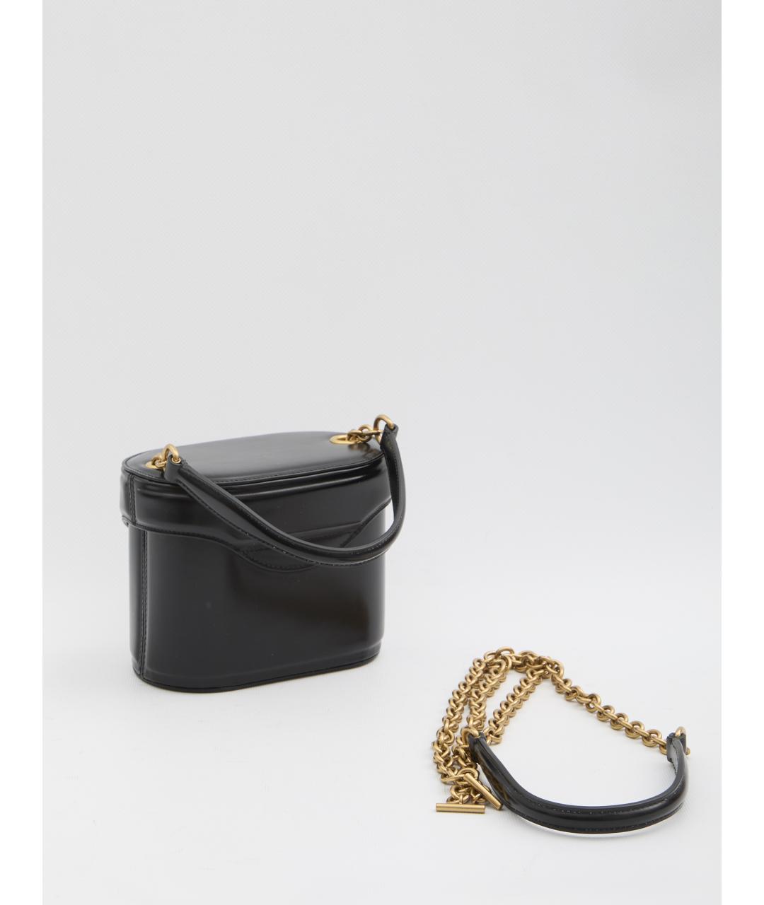 VALENTINO Черная кожаная сумка через плечо, фото 2