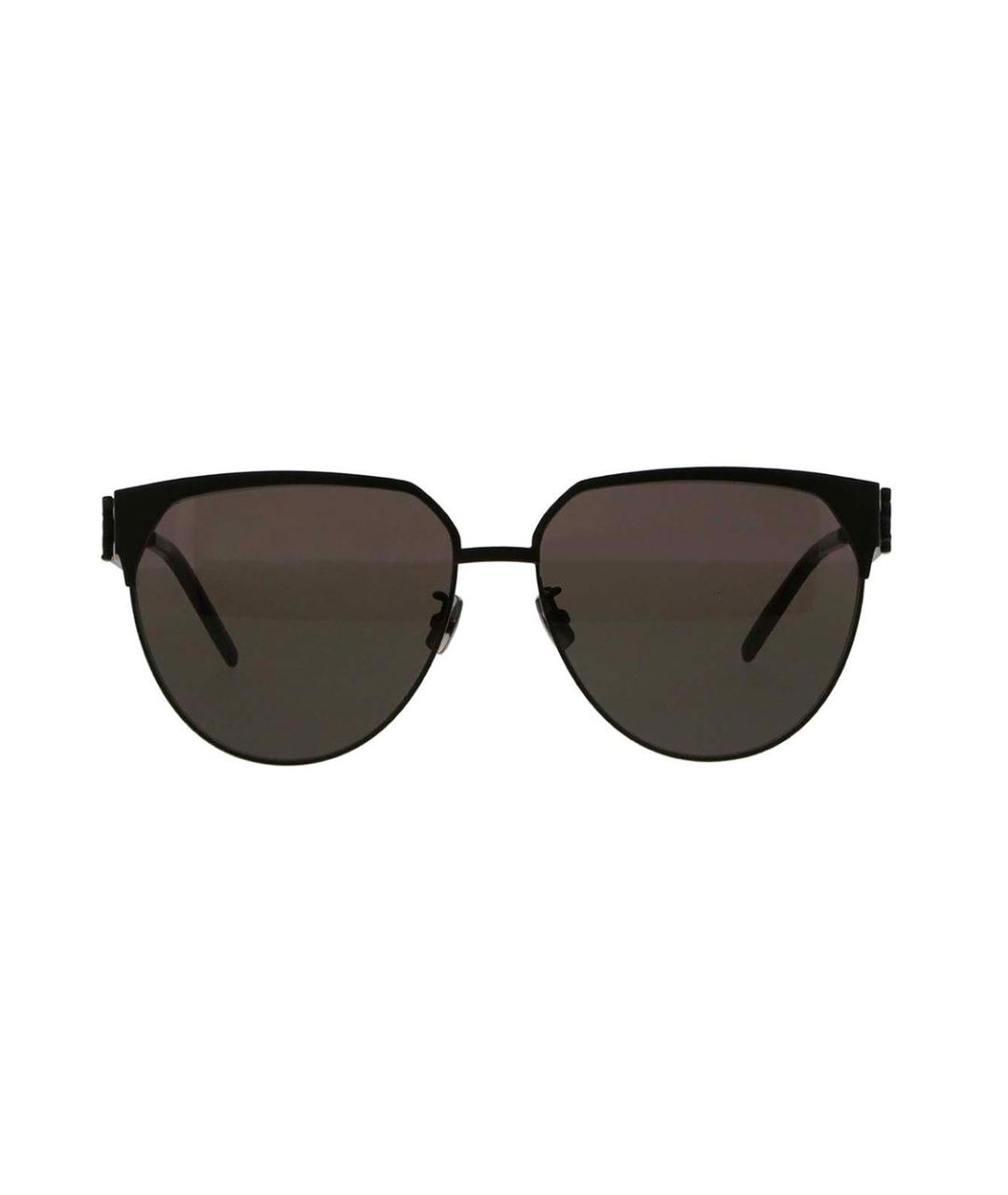 SAINT LAURENT Черные пластиковые солнцезащитные очки, фото 2