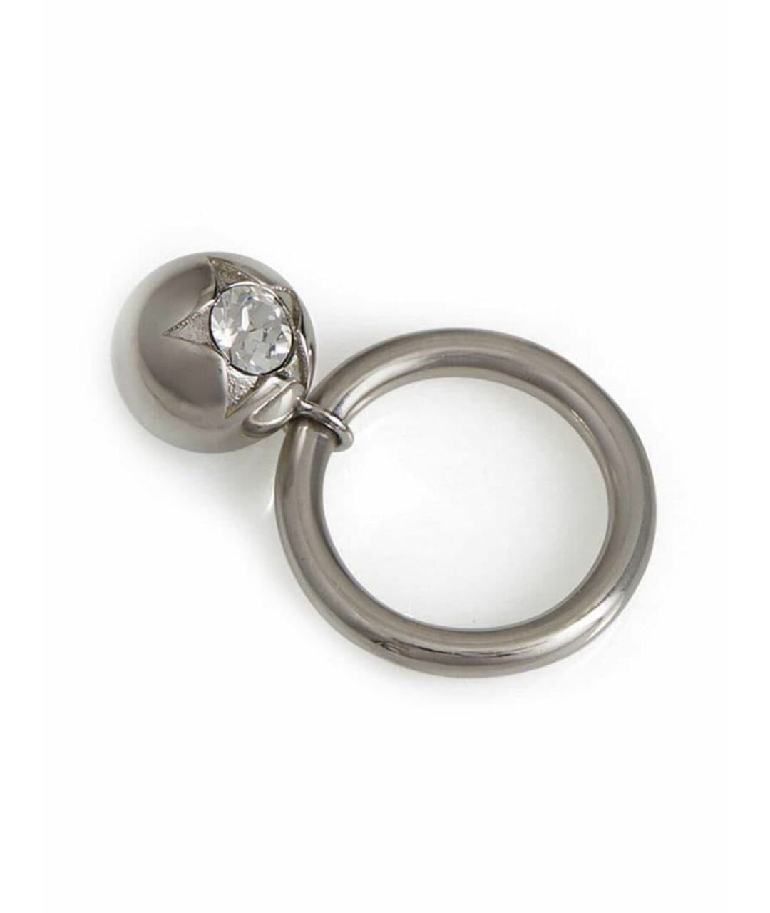 BURBERRY Серебряное латунное кольцо, фото 1