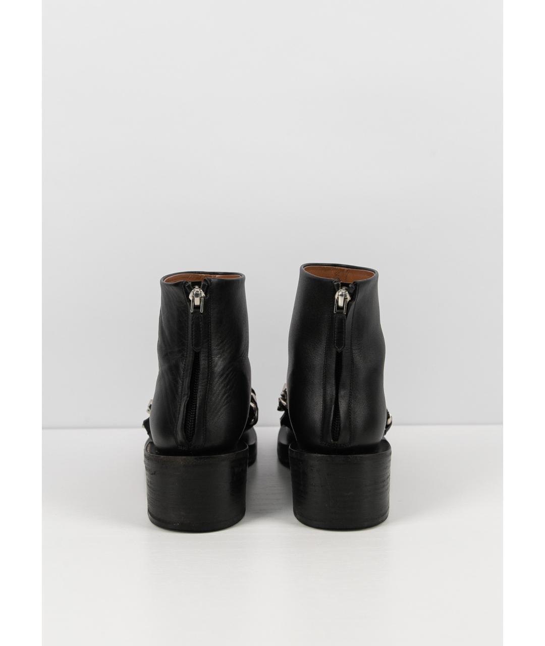 GIVENCHY Черные кожаные ботинки, фото 5