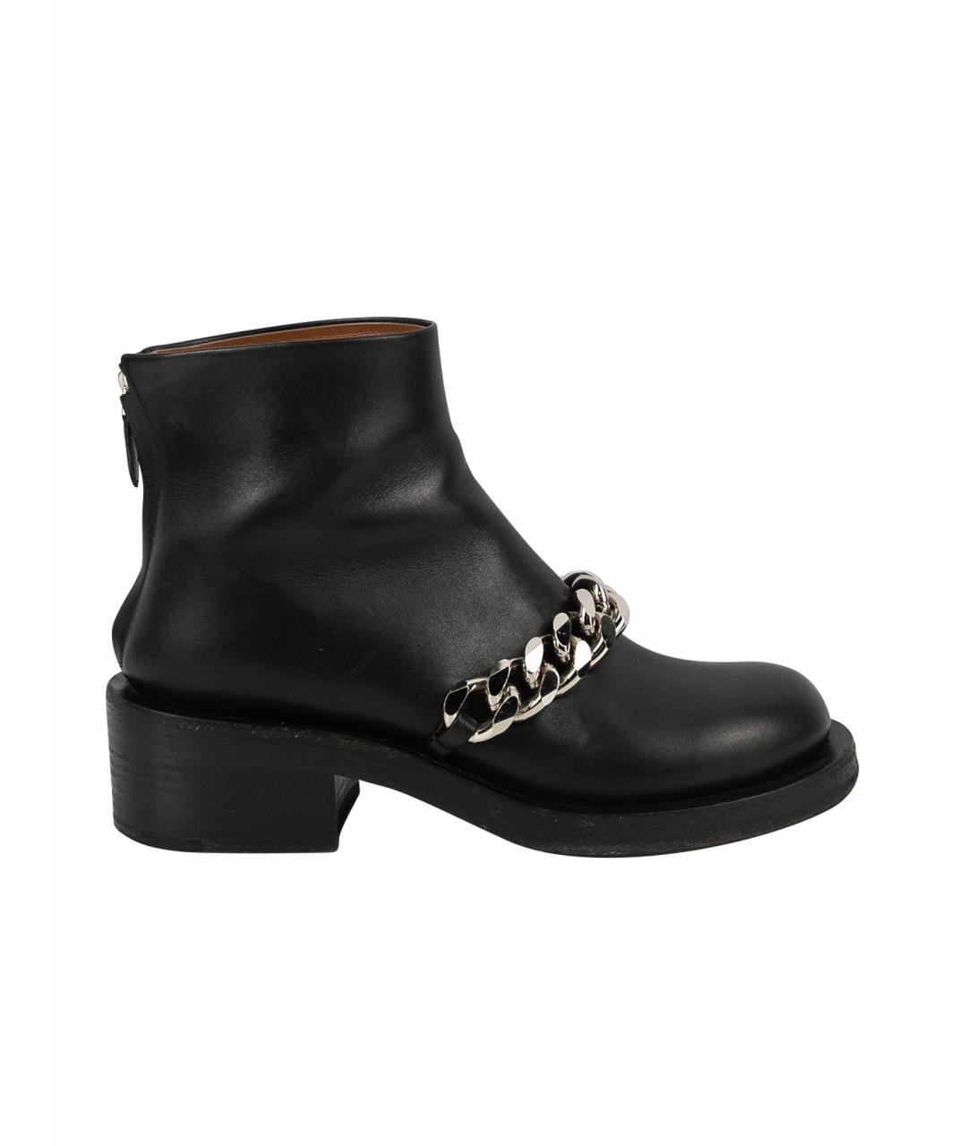 GIVENCHY Черные кожаные ботинки, фото 6