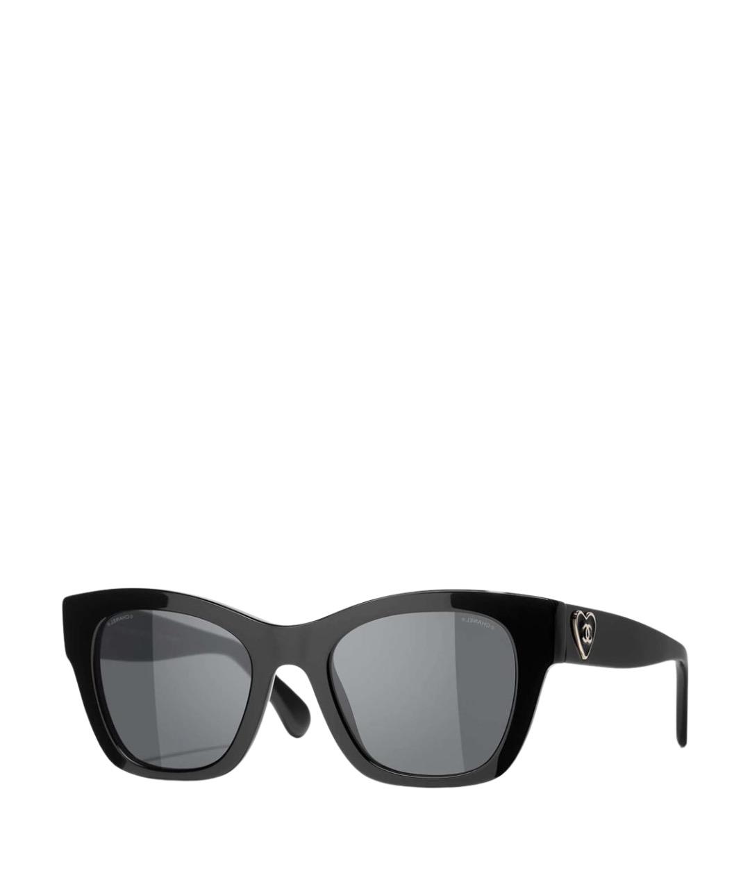 CHANEL Черные солнцезащитные очки, фото 1