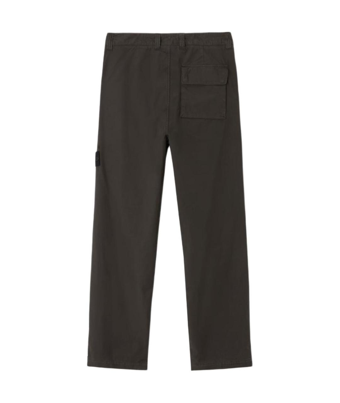 STONE ISLAND Серые повседневные брюки, фото 2