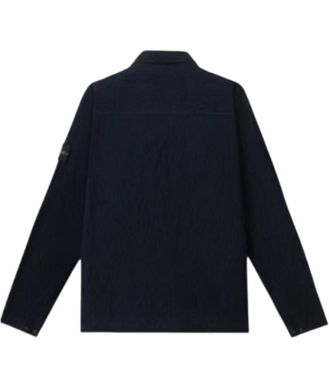 STONE ISLAND Темно-синяя куртка, фото 2