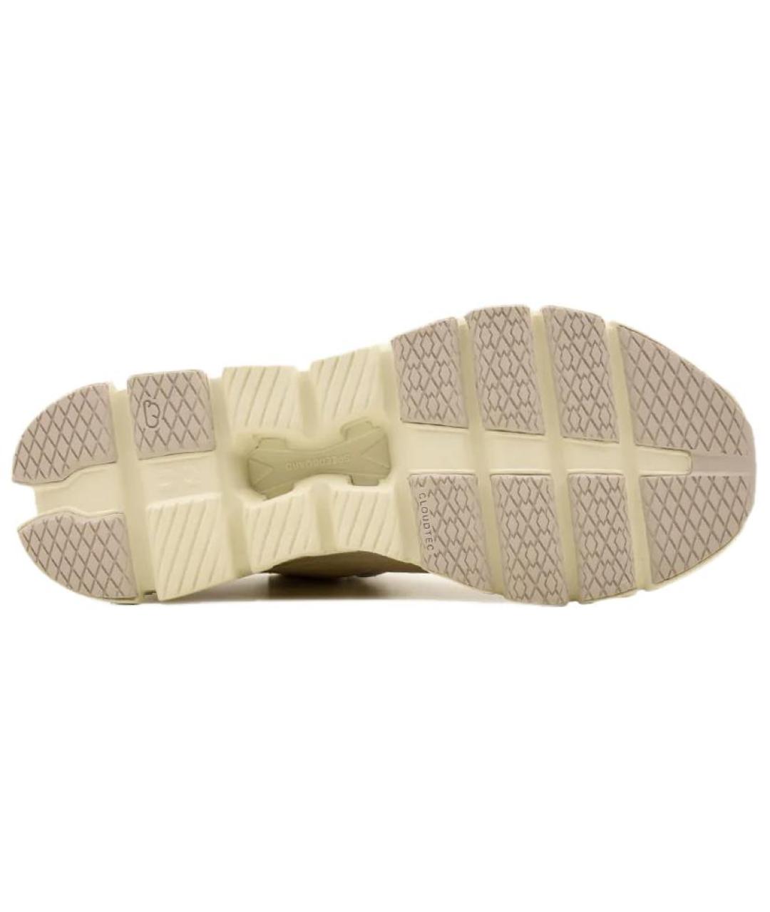 ON Бежевые низкие кроссовки / кеды, фото 5