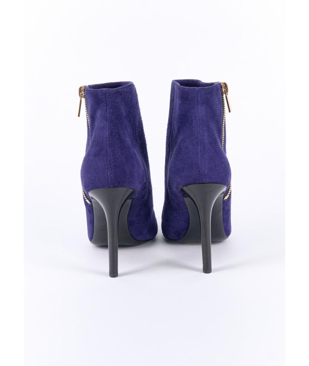 LANVIN Синие замшевые ботильоны, фото 4
