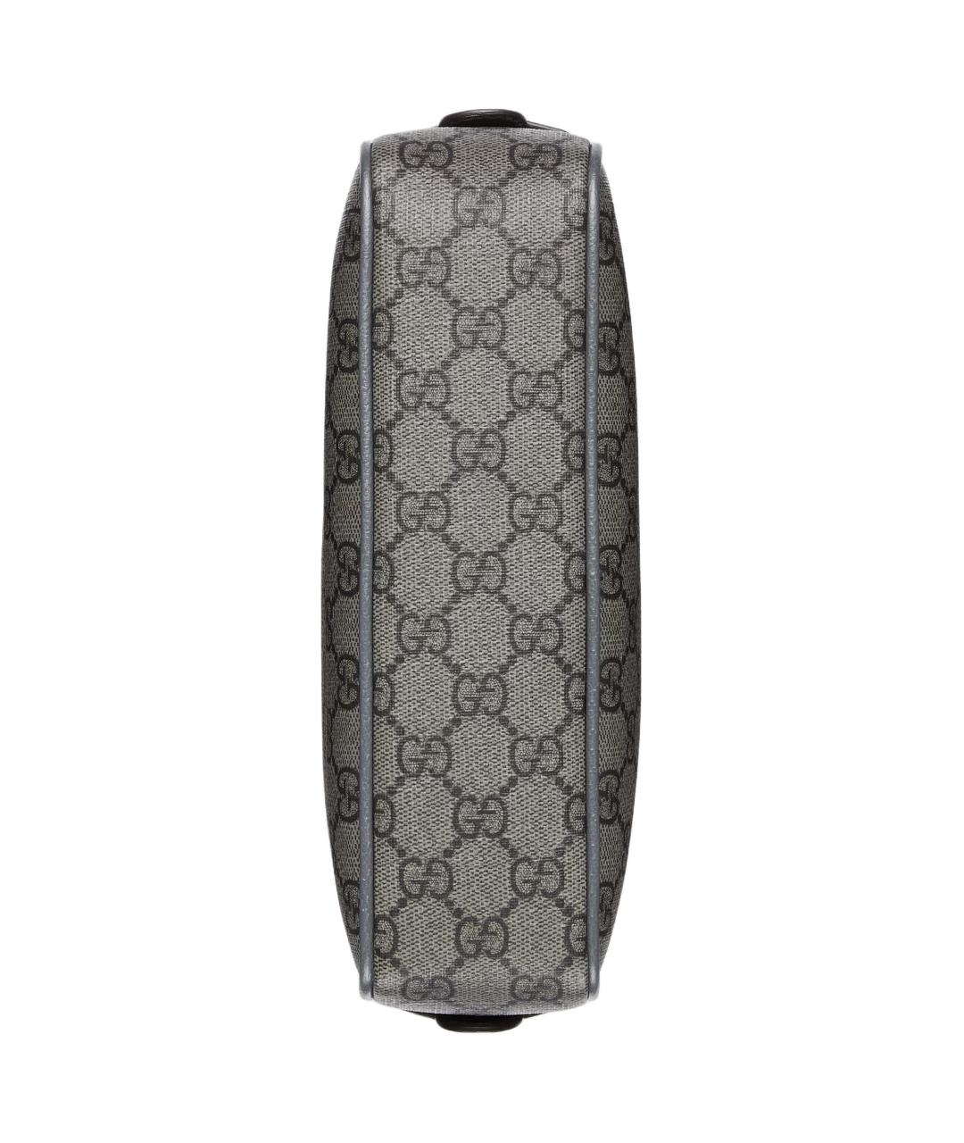 GUCCI Черная кожаная барсетка, фото 5