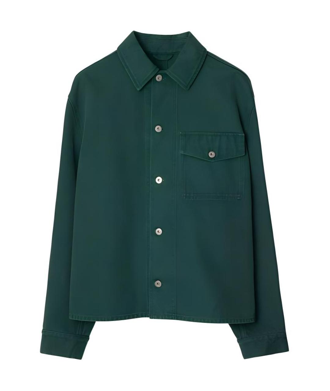 BURBERRY Зеленая куртка, фото 1