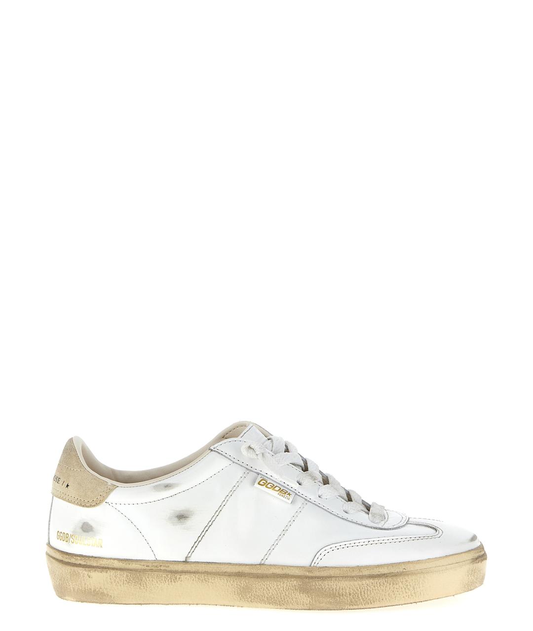 GOLDEN GOOSE DELUXE BRAND Белые кожаные кроссовки, фото 1