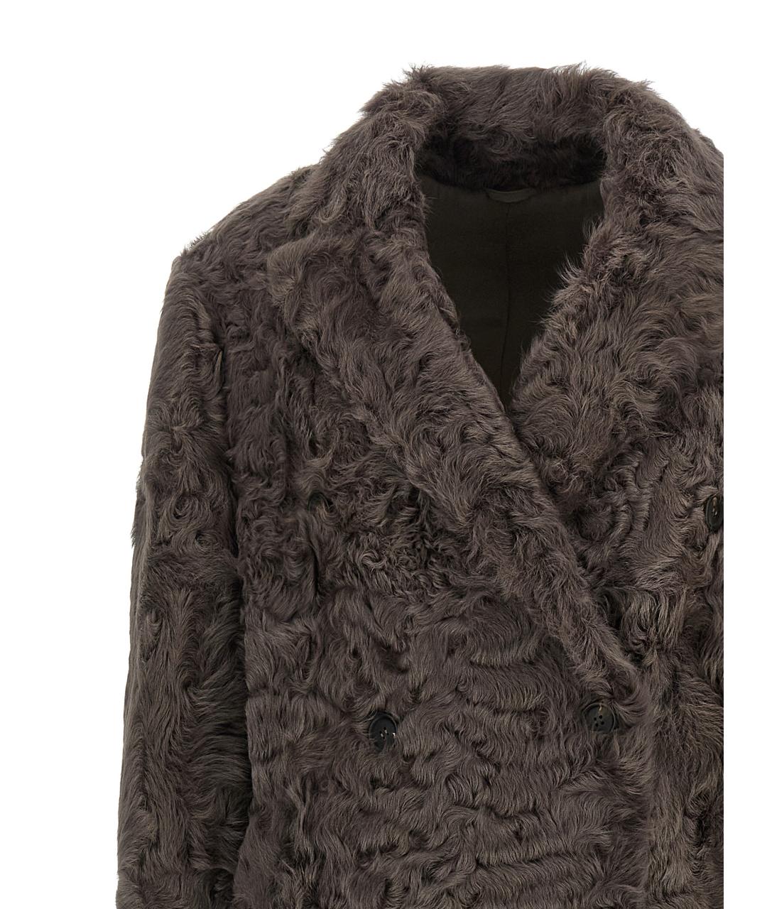 BRUNELLO CUCINELLI Коричневое пальто, фото 3