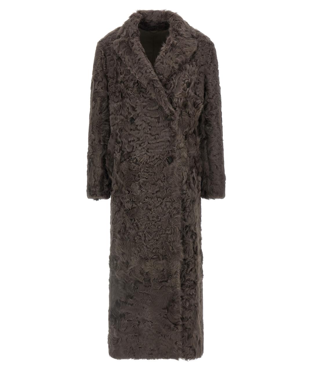BRUNELLO CUCINELLI Коричневое пальто, фото 1