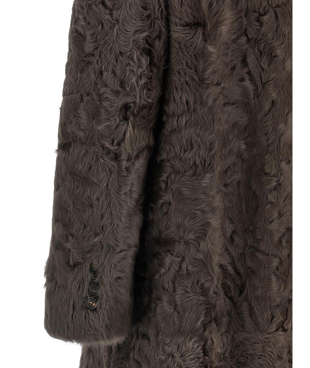 BRUNELLO CUCINELLI Коричневое пальто, фото 4