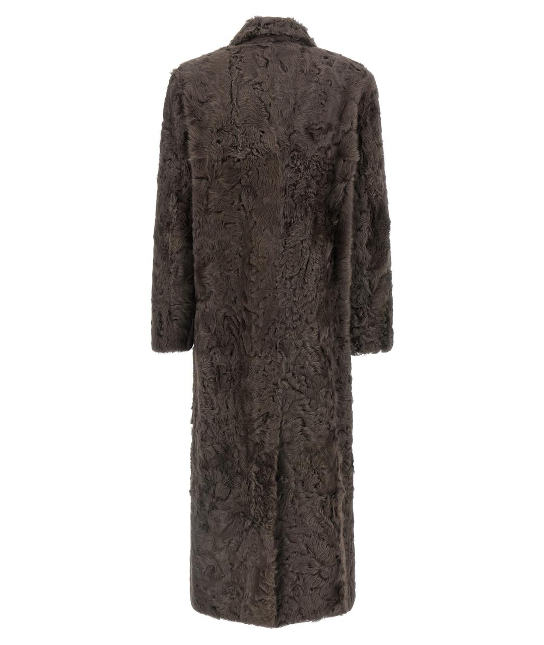 BRUNELLO CUCINELLI Коричневое пальто, фото 2
