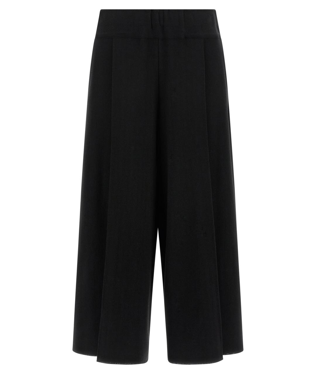 ISSEY MIYAKE Черные хлопковые прямые брюки, фото 1