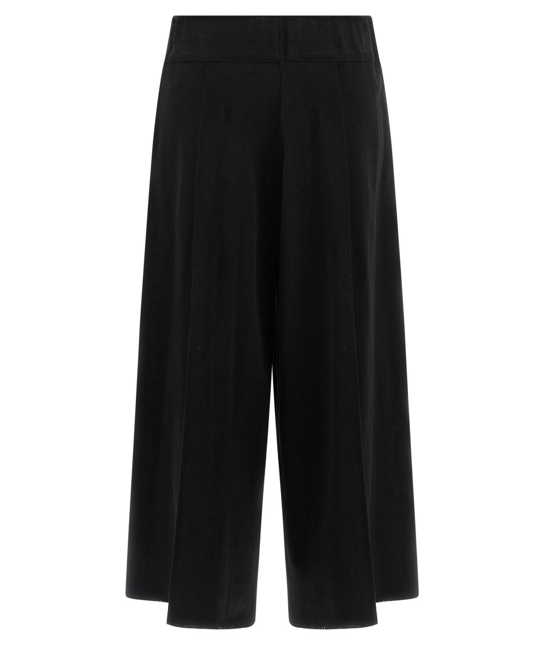 ISSEY MIYAKE Черные хлопковые прямые брюки, фото 2