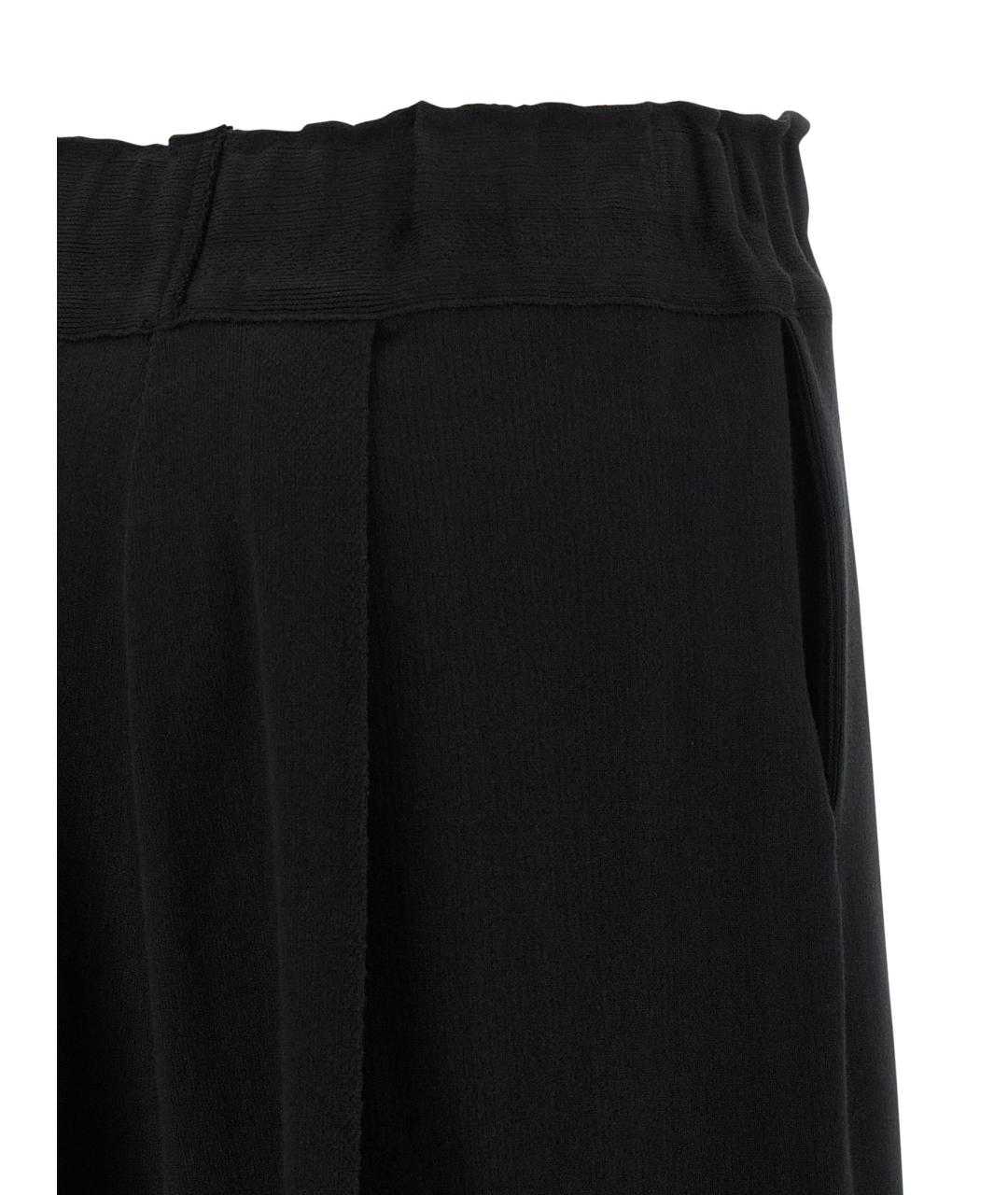 ISSEY MIYAKE Черные хлопковые прямые брюки, фото 4