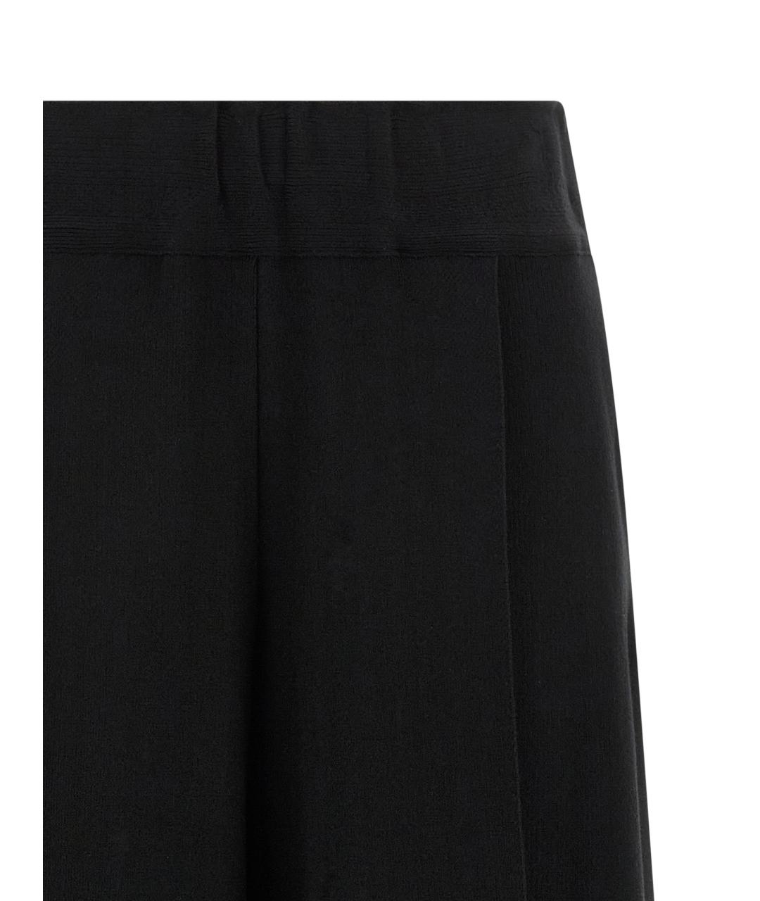 ISSEY MIYAKE Черные хлопковые прямые брюки, фото 3