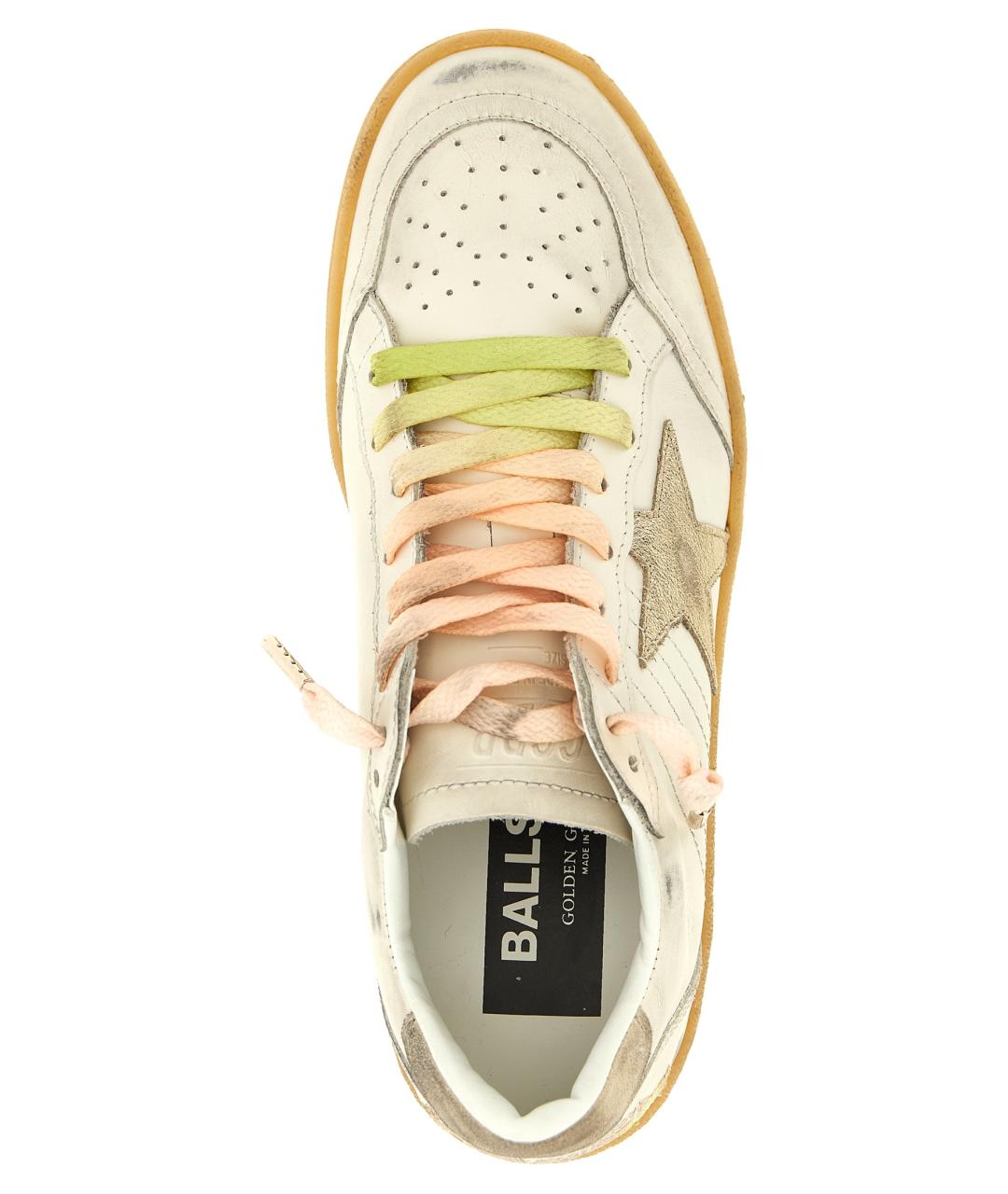 GOLDEN GOOSE DELUXE BRAND Белые кожаные кеды, фото 5