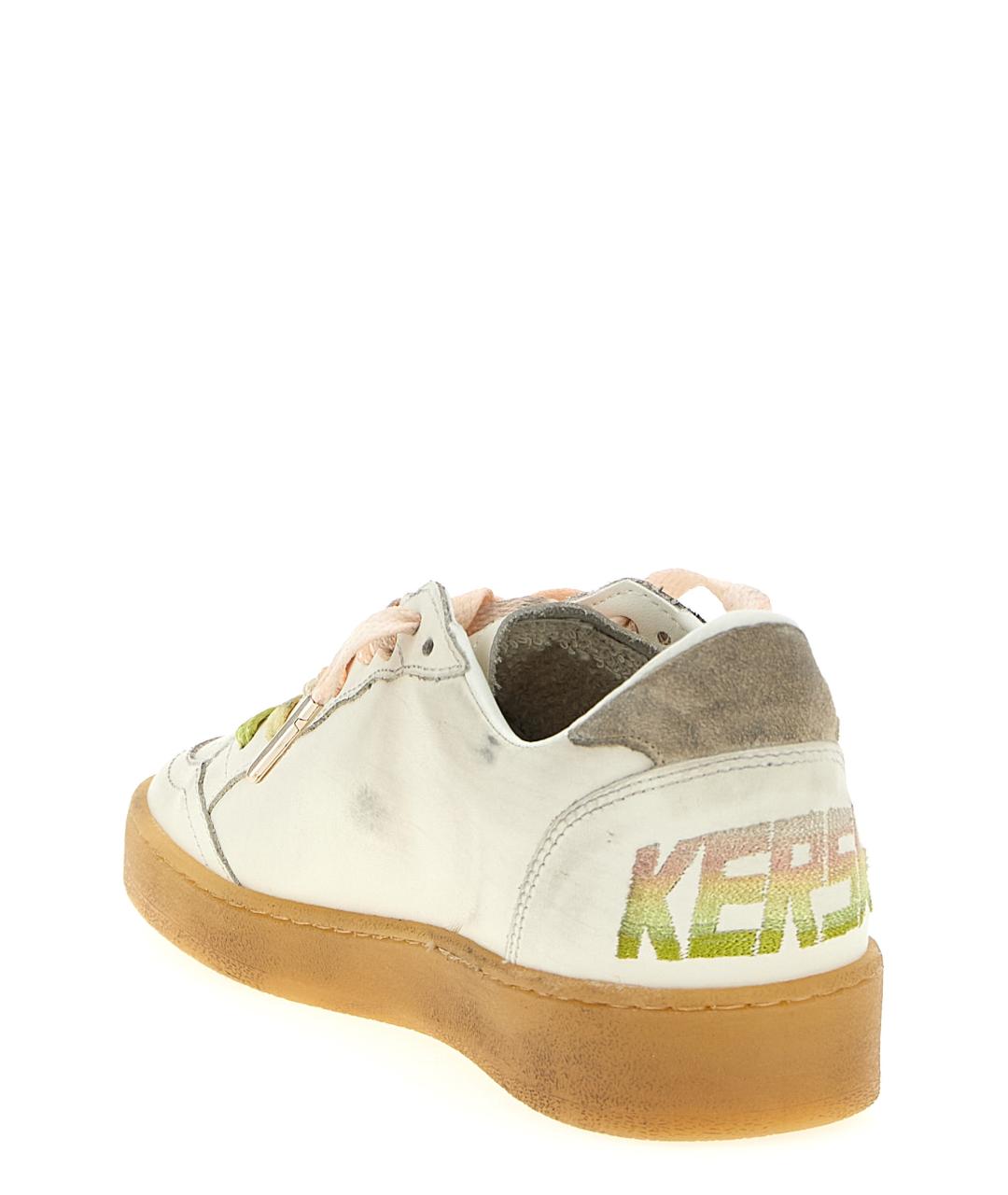 GOLDEN GOOSE DELUXE BRAND Белые кожаные кеды, фото 4