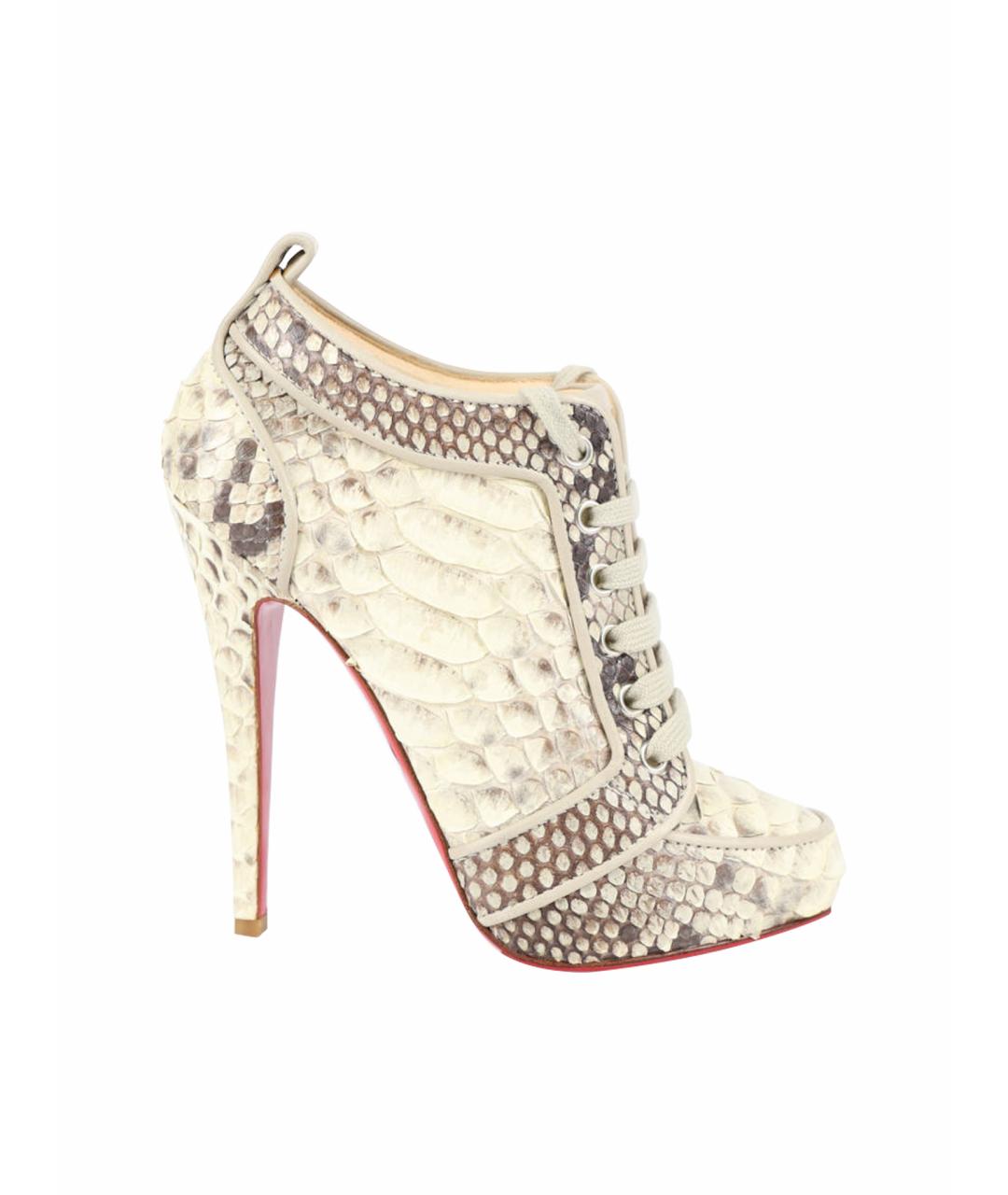 CHRISTIAN LOUBOUTIN Мульти ботильоны из экзотической кожи, фото 1