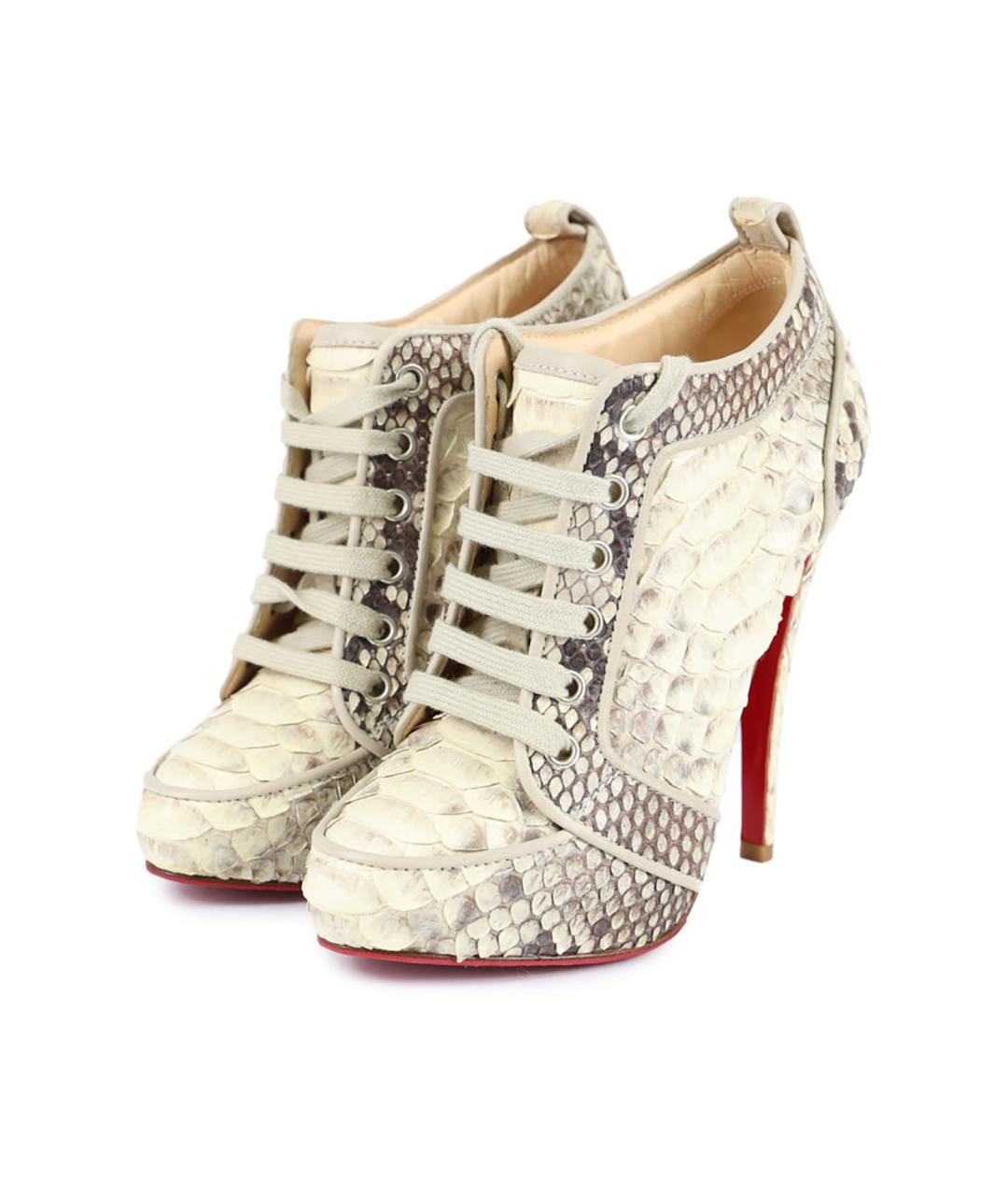 CHRISTIAN LOUBOUTIN Мульти ботильоны из экзотической кожи, фото 5