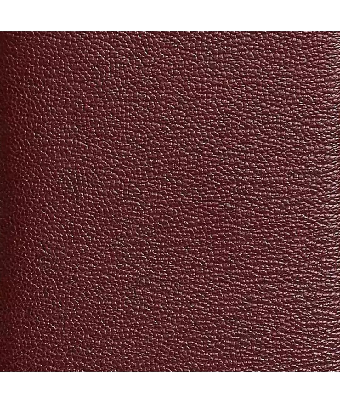 HERMES Бордовый кожаный кардхолдер, фото 3