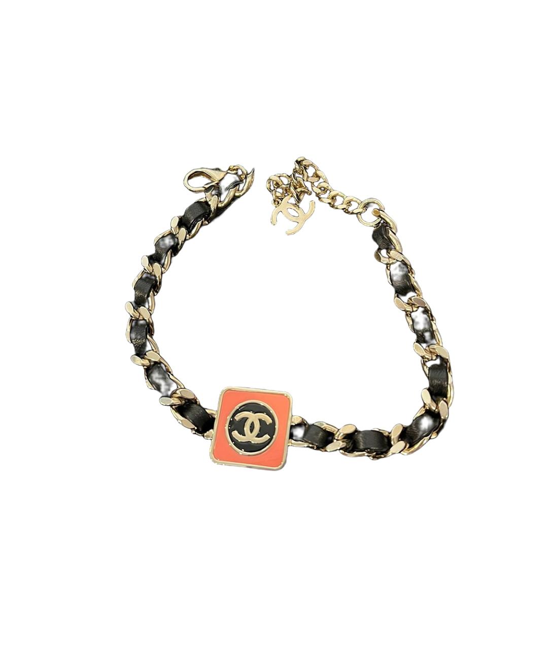 CHANEL Розовая металлическая цепочка, фото 1