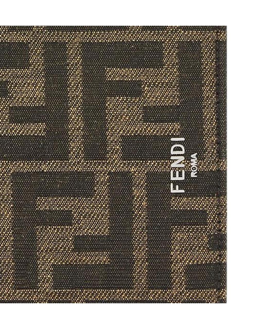 FENDI Коричневый кошелек, фото 4