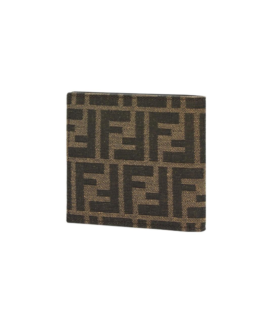 FENDI Коричневый кошелек, фото 2