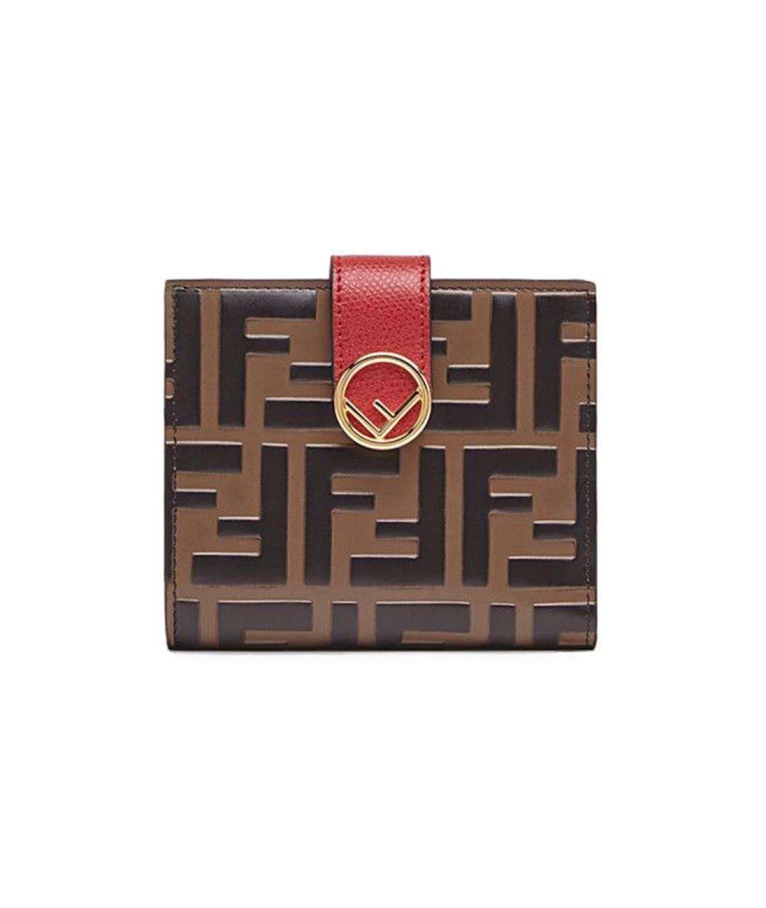 FENDI Коричневый кошелек, фото 7