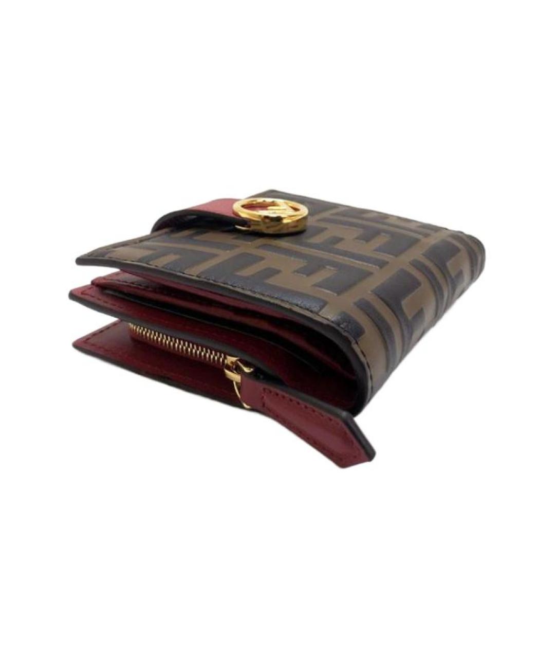 FENDI Коричневый кошелек, фото 2